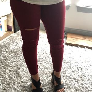 Elastic Waist Mom Jeggins